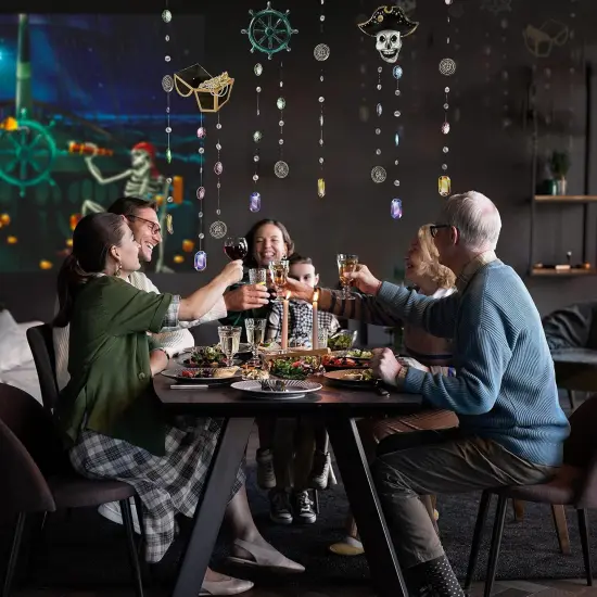 Pirate Garland for Party Decorations Halloween {4}