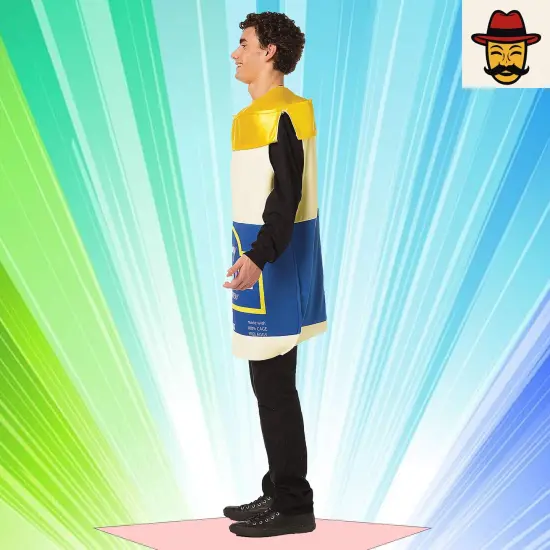 Funny Mayonnaise Adult Costume One Piece Tunic for Halloween and Parties {4}