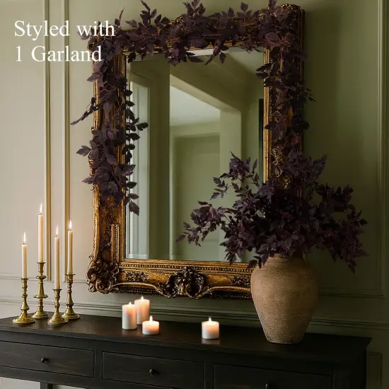 Artificial Fall Leaf Garland - 6 Ft {4}