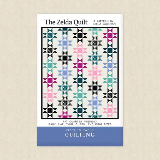 The Zelda Quilt (ktq 169) | Kitchen Table Quilting | Sewing Pattern {1}