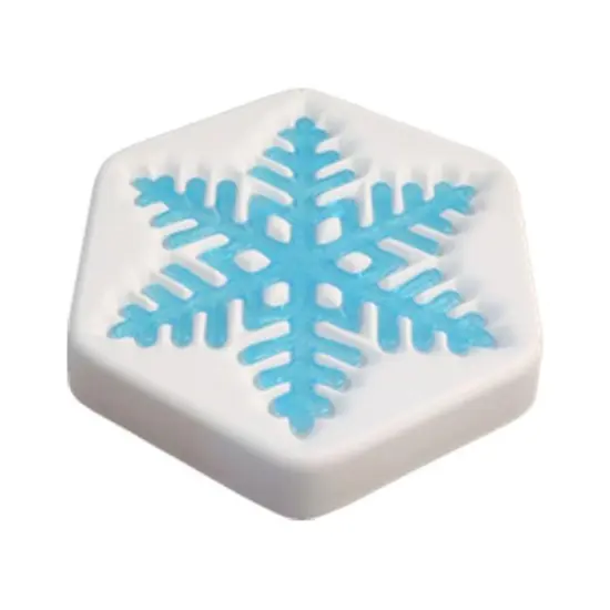 7" x 6" x 1" December Snowflake Glass Fusing Kiln Mold {1}