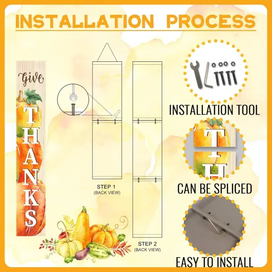 Fall Thanksgiving Porch Sign {5}
