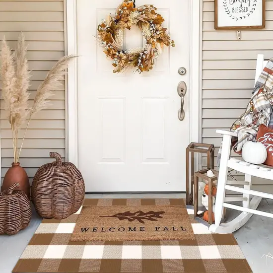 Fall Door Mat Front Door Rug {2}