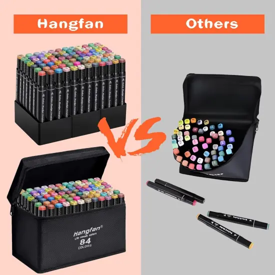 4 Colors Dual Tip Coloring Markers {3}