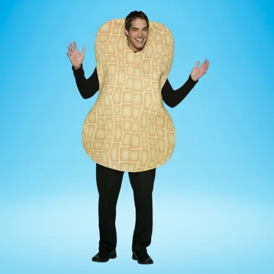 Peanut Costume Funny Over the Head Poly-Foam Tunic Halloween Party Outfit {1}