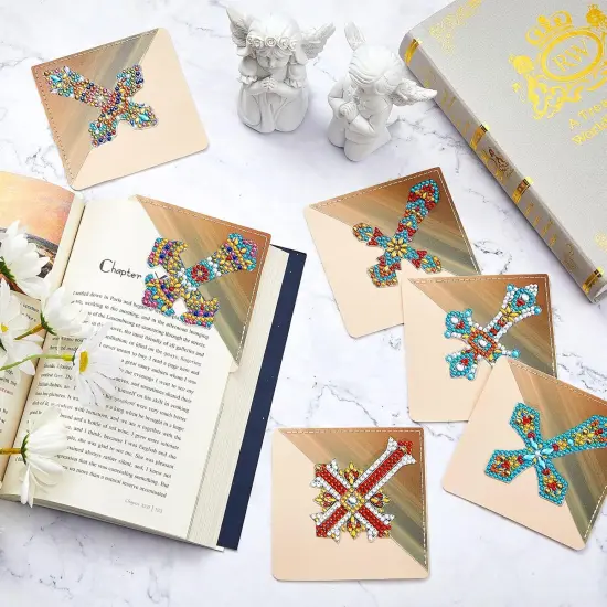 Crystal Painting Book Markers Gifts for Girls Women Craft Read School Office Home DIY Lover {2}