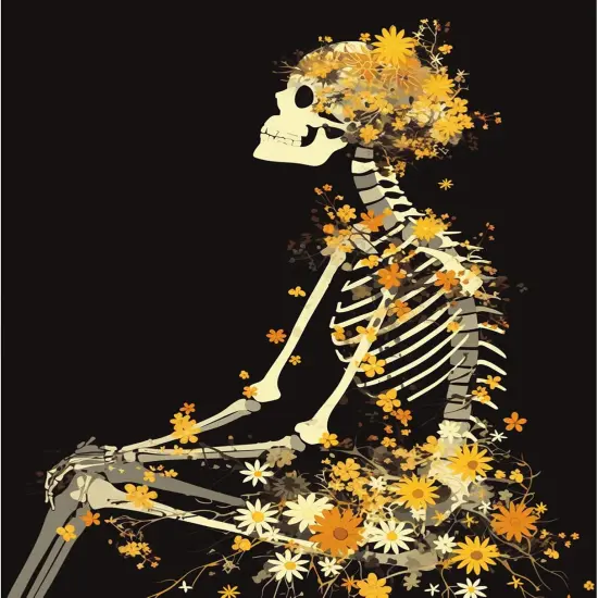 Skull Paint by Numbers Kit - 16x20 Inch {1}