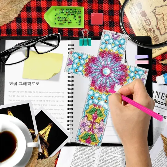 6 Pcs Diamond Painting Kits Bookmarks for Kids Adults {5}