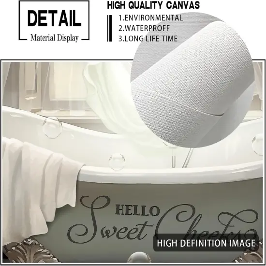 Halloween Funny Ghost Canvas Wall Art - White Ghost Picture (12x16 Inch) {2}