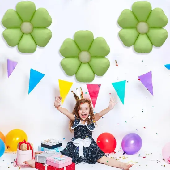 Green Flower Daisy Balloon Kit Shower Themed Party Spring Groovy Hippie Wedding {3}