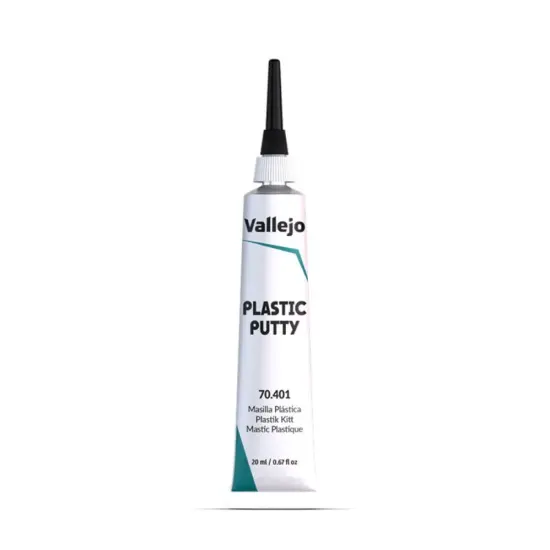 Vallejo - Plastic Putty 20 ml (0.67 fl.oz.) | White, Opaque, Consistent Finish {1}