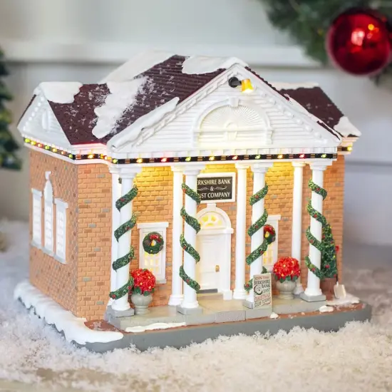 Berkshire Bank & Trust Company - Lemax Norman Rockwell Series {2}