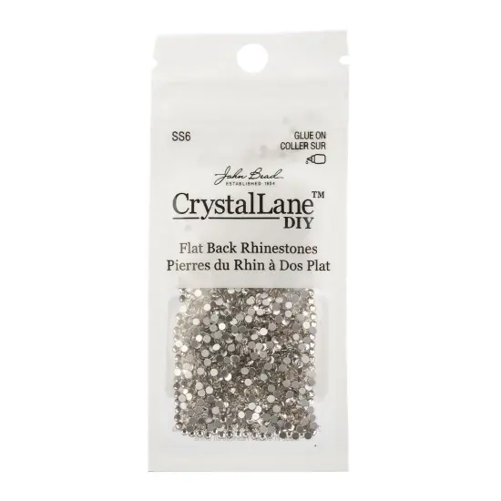 Crystal Lane DIY SS6 Glass Flatback Rhinestones, 1440pcs {3}