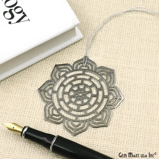 Metal Dream Catcher Bookmark With Tassel. Oxidized Bookmark, Reader Gift, Handmade Bookmark, Page Marker, Aesthetic Gift. 72mm {4}