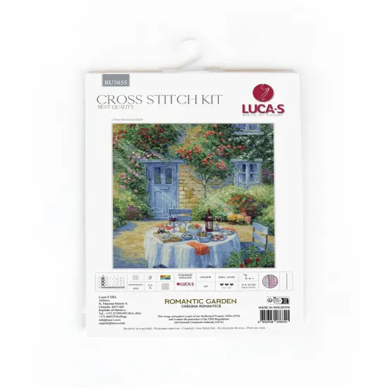 Romantic Garden BU5055L Counted Cross-Stitch Kit {2}