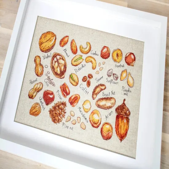 Nuts & seeds B1165L Counted Cross-Stitch Kit {4}
