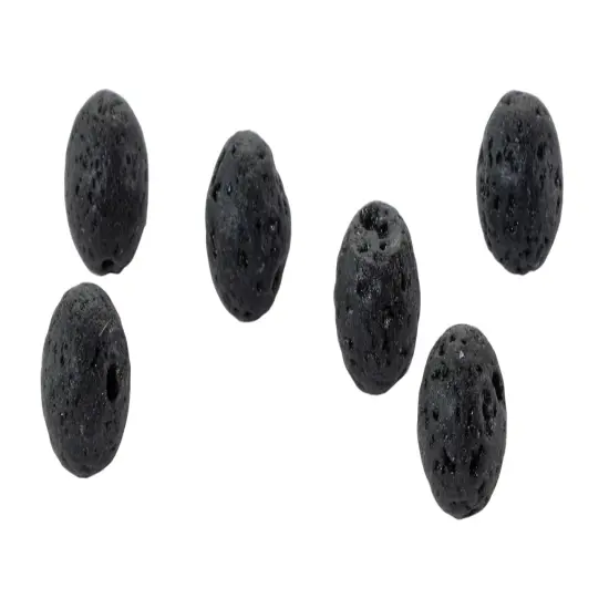 CousinDIY 8mm Lava Beads 200/Pkg-Black {3}