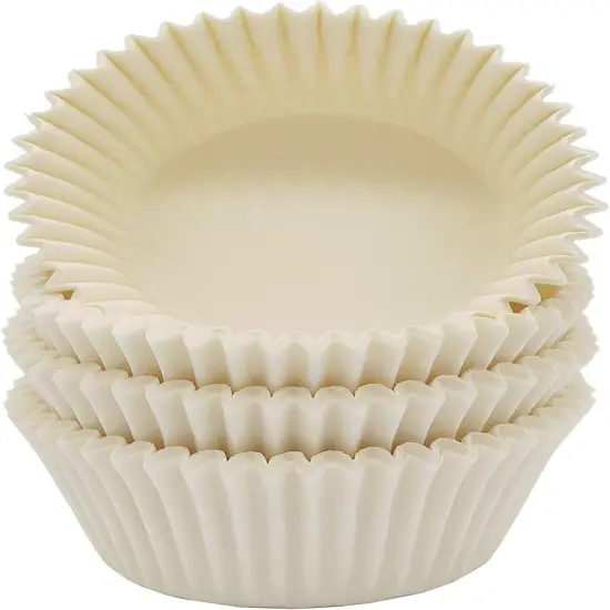 Premium White Standard Greaseproof Cupcake Liners Muffin Baking Cups for Wedding, 100-Count {3}