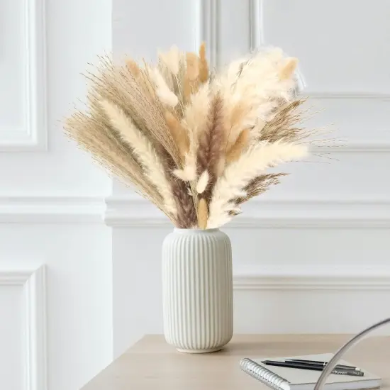 610 PCS Dried Pampas Grass Decor, Dried Flower Bouquets {4}