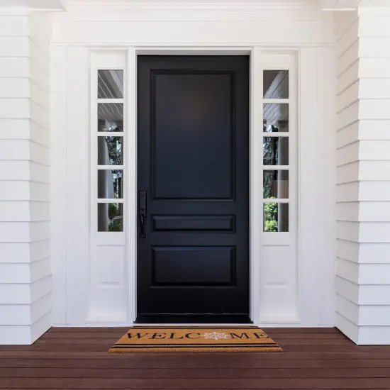 Heavy Duty Coir Doormat | Outdoor Home D&eacute;cor | 18&rsquo;x30&rsquo; | Absorbent, Fade Resistant & Pet Friendly, 18x30, Natural Welcome {4}