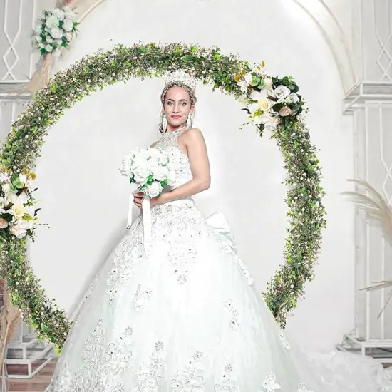 4PCS Faux Eucalyptus Garland Plant, Artificial Baby Breath Flower Vines Hanging Leaves Vines Hanging Leaves Greenery Wedding Backdrop Arch Wall Decor, Indoor Outdoor 5.8 Ft（Pink & Green） {4}