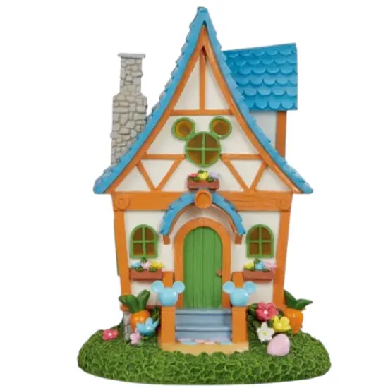 Disney Easter Village Set with Bunny Figurines &ndash; Spring Decoration {5}