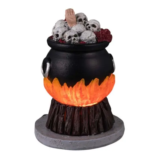 Skull Stew Cauldron - Lemax Spooky Town {1}