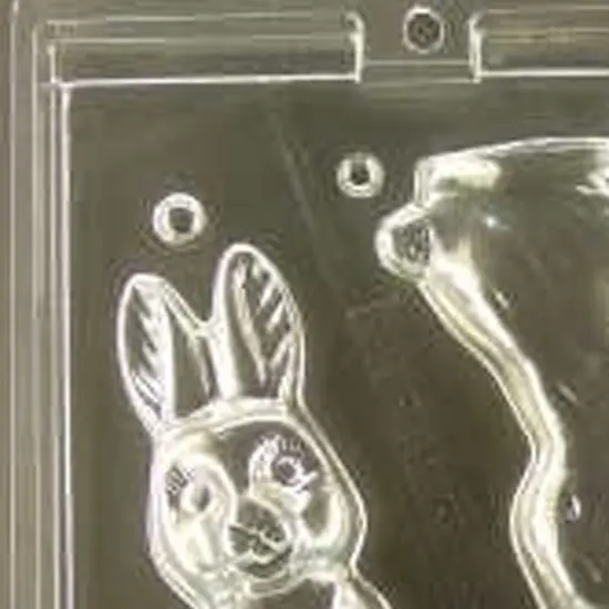 3D Pretty Rabbit Chocolate Mold for Easter and Farm Events {3}