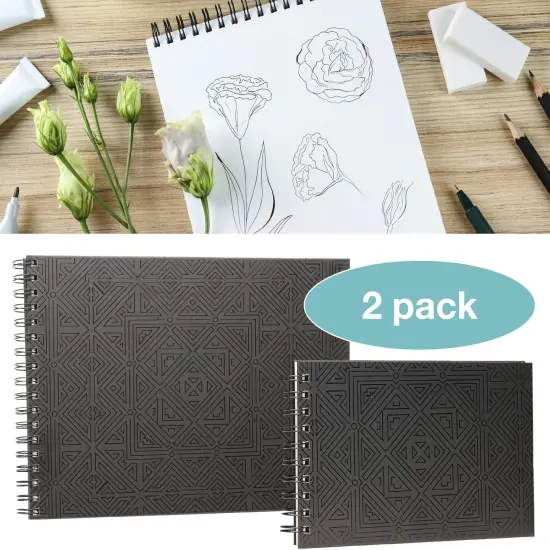 Sketchbook Set &ndash; (1) 9" x 12" & (1) 5.5" x 8.5" {2}