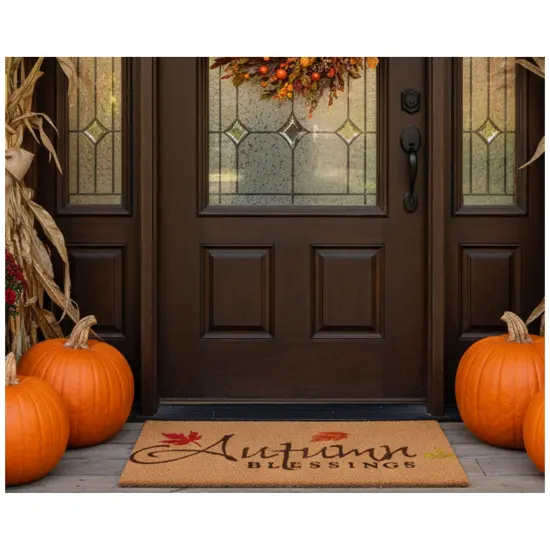 Autumn Blessings Doormat {5}