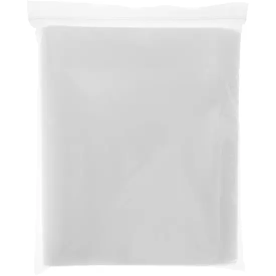Plymor 10" x 16", 4 Mil Flat Open Clear Plastic Poly Bags {5}