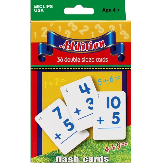 Addition Flash Cards, Set of 36 Cards &ndash; 48 Packs {1}