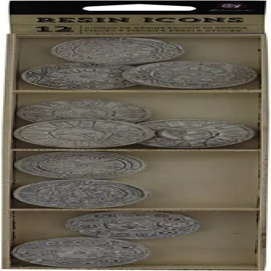 RESIN IN WOOD BOX - CLOCK {1}