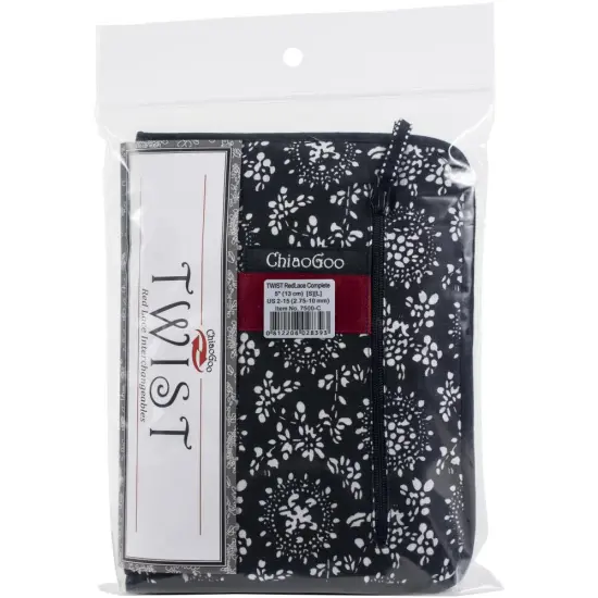 ChiaoGoo TWIST Red Lace Interchangeable 5" Tip Set - Complete - US 2-15 (2.75-10mm) {1}
