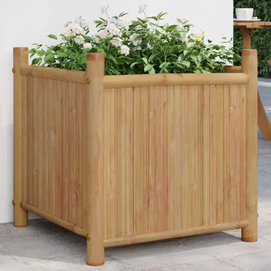 vidaXL Planter 19.7x19.7x19.7 Bamboo {1}