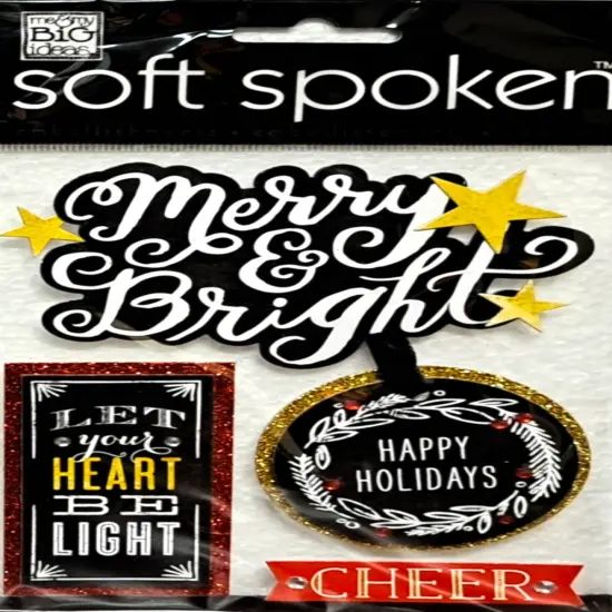 Me & My Big Ideas Merry & Bright Dimensional Stickers {1}