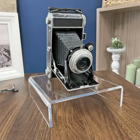 Plymor Clear Acrylic Short Square Display Riser, 2" H x 7" W x 7" D (1/4" thick) {3}