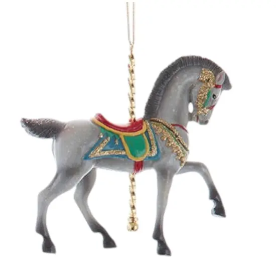 Victorian Carousel Horse Ornament {1}
