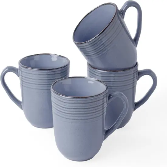 Coffee Mugs, 14 oz Coffee Mugs Set of 4 {1}