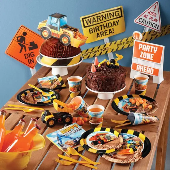 6 pc Bulk Big Dig Construction Centerpieces {3}