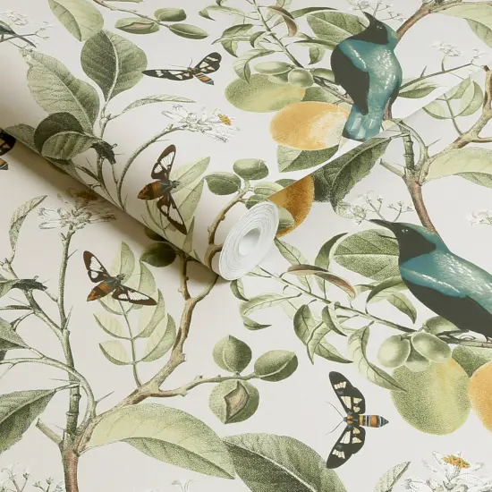 NEXT Fruit Tree Spring Neutrals Wallpaper {3}