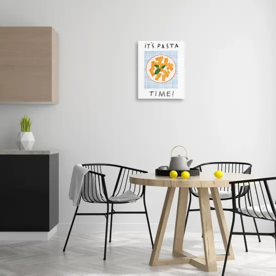 Stupell Industries Pasta Time Phrase Canvas Wall Art Design by Marina Astudillo {2}