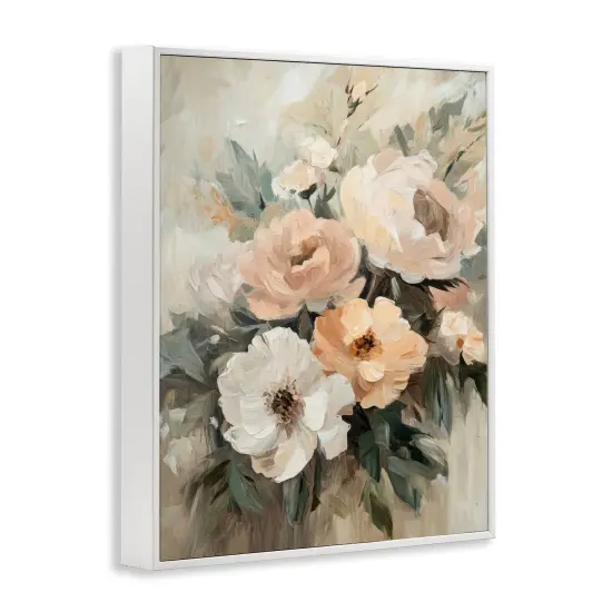 Stupell Industries Brushed Spring Bouquet Framed Giclee Wall Art Design by Petal Prints Design {3}