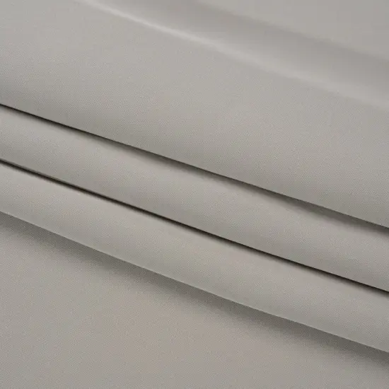 1 Yard Elegant Silk 4 Ply Crepe Fabric Moonstruck Gray Premium Designer Collection 44 Inches Width {4}