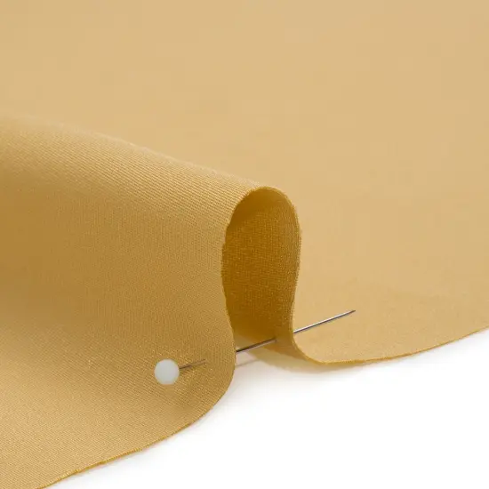 1 Yard Premium Gold Silk 4 Ply Crepe Fabric for Upscale Garments and Blouses , 44 Inches Width {2}