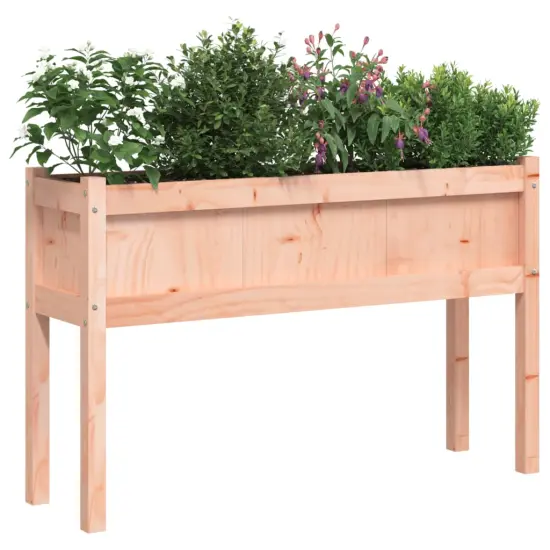 vidaXL Garden Planters 2 pcs with Legs Solid Wood Douglas {3}