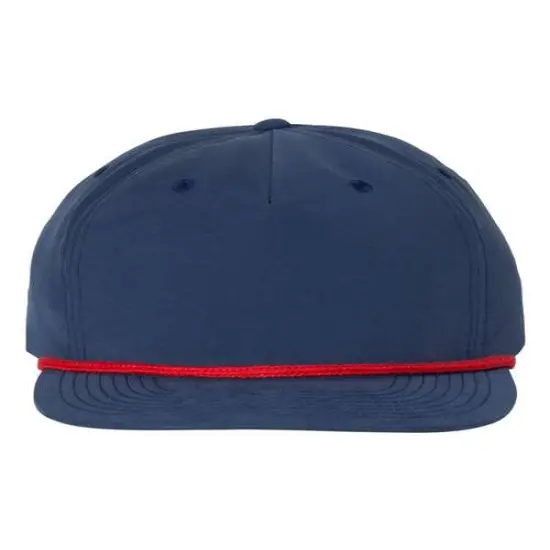Richardson&reg; Umpqua Snapback Cap Durable Style Navy/ Red {1}