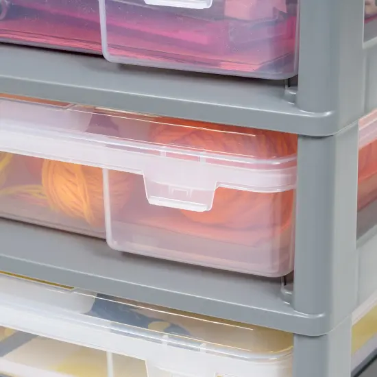 IRIS 5-Case Scrapbook Cart, Gray {3}