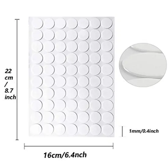 350 Pieces Clear Sticky Tack Adhesive Poster Tacky Putty Removable Round Putty Double-Sided Round No Traces Adhesive Sticke for Festival Decoration {1}