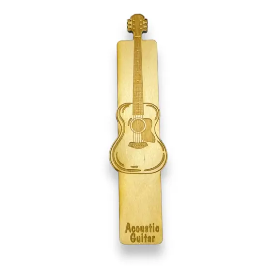 Bookmark - Acoustic Guitar - birch wood {1}
